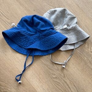 Kids' Blue and Gray Bucket Hats